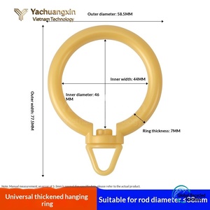 Yachuangxin Plastic <b>C</b>-Type <b>Clamp</b> Yellow Non-Adjustable Industrial <b>Clamp</b> - Product Image 2