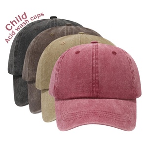 Nueva Llegada, Gorras de Béisbol para Niños y Niñas, Gorras Escolares para Estudiantes, Servicio Personalizado, Gorras Vintage con Lavado Ácido - Product Image 1