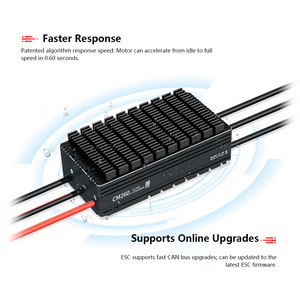 Régulateur ESC CM260 5~18S à réponse rapide en plastique 260A pour drone agricole, aéronef, paramoteur V2 - Product Image 4