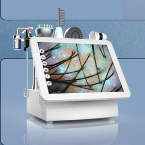 Portable 15 pouces Machine d'analyse de la peau Smart 3D Auto Analyse du cuir chevelu des cheveux Analyseur de la peau du visage avec détecteur haute définition - Product Image 3