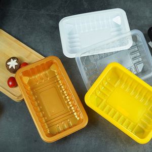 Bandejas Desechables de Plástico PP para Alimentos, para Sushi, Ensaladas, Pizza, Mariscos y Carne Congelada - Personalizables - Product Image 1