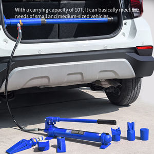 Kit de cric hydraulique de 10 tonnes à long manche avec coffret de rangement pour garages et ateliers de réparation - Product Image 6