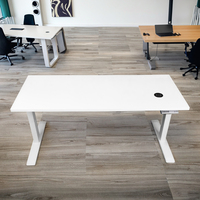 Pied de table de bureau réglable en hauteur, ergonomique, électrique, motorisé, intelligent, en métal, à double moteur, pour ordinateur portable