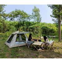 Tente imperméable de voyage d'usine de tente de vente chaude pour la tente extérieure campante de camping de 2 4 6 personnes