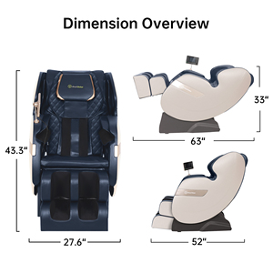 Realrelax 2D ADV Mechanism Dual Core S Track <b>One</b> Button <b>Zero</b> Gravity 6 Auto Programs 20 Cell Airbags Waist Heating APP Body - Product Image 4