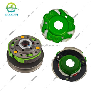 GOODER Durable GY6 125 <span class=keywords><strong>PCX</strong></span> 150 VARIO WAVE 110 Conjunto de embrague de lona Motocicleta CVT Juego de zapatos de forro de embrague - Product Image 2