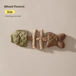 Brinquedo para Gato em Forma de Peixe Multicolorido, Bastão de Madeira com <span class=keywords><strong>Catnip</strong></span>, Durável e Divertido para Entretenimento - Product Image 6