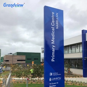 Chất Lượng Tốt Chiếu Sáng 4S Cửa Hàng Xe Bảng Hiệu Công Nghệ Pylon Dấu Hiệu - Product Image 4