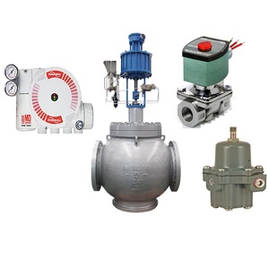 Positionneur de vanne Flowserve Foxboro 3200MD, vanne à boisseau sphérique 67CFR, filtre-régulateur ASCO 210, solénoïde 24VDC, OEM, acier au carbone - Product Image 3
