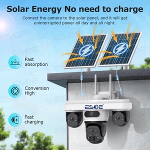 Telecamera <span class=keywords><strong>WiFi</strong></span> UBOX PRO 9MP con Triplo Schermo, Rete 4G, Rilevamento Movimento Umano, Sorveglianza per Casa e Ufficio, Telecamera IP PTZ - Product Image 2