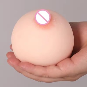 Pelota Antiestrés de Plástico Suave con Forma de Senos para Adultos, Juguete para Aliviar el Estrés, Unisex - Product Image 2