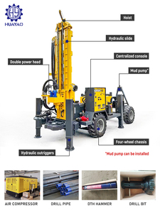 เครื่องเจาะล้อ200ม. แท่นขุดเจาะดินเครื่องเจาะดินแบบเคลื่อนที่ - Product Image 5