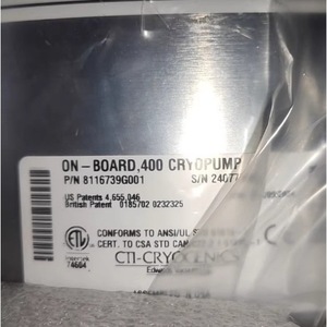 Bomba de Vacío Cti Ob400 8116739G001 de Acero Inoxidable para Uso Industrial - Product Image 5