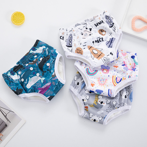 Culottes d'<span class=keywords><strong>apprentissage</strong></span> de la propreté pour bébé, couches lavables en tissu réutilisables pour tout-petits et enfants - Product Image 1