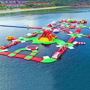 CH 거대한 풍선 플로팅 워터 파크 판매, 성인용 풍선 바다 물 공원