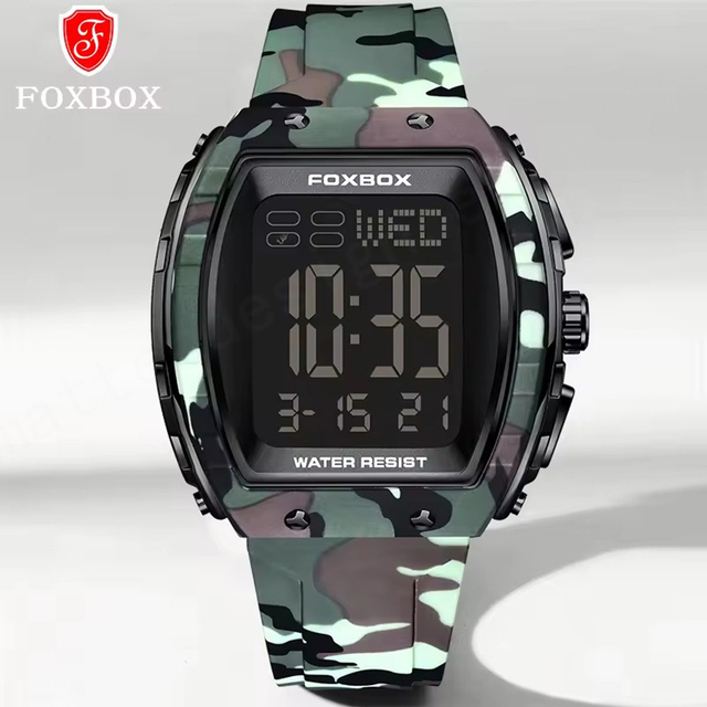 New LIGE FB0070  Men's Electronic Watch Waterproof Sport Silicone Original Men's Watch Wholesale Watches