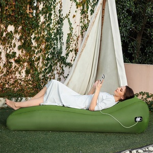 Colchón Inflable Automático de Nylon con un Solo Botón, Diseño Moderno, Plegable para Dormitorio, Sala de Estar, Hospital y Camping al Aire Libre - Product Image 1