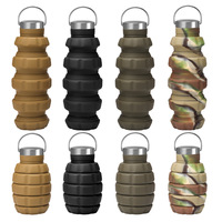 Accessoires de boisson personnalisés en gros sans BPA, bouteilles d'eau d'extérieur, bouteilles d'eau en silicone, bouteilles d'eau en bambou