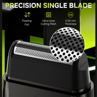 Mini-tondeuse à cheveux et rasoir à grille, rasoir électrique portable pour hommes, étanche IPX6