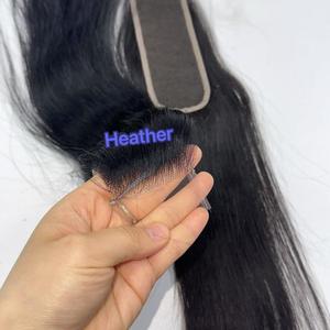 Extensiones de Cabello Natural Rizado Birmano HD 4x4, Cierre Rizado Birmano 5x5, Cierre Rizado Birmano 2x6 con Frontal de Encaje HD - Product Image 3