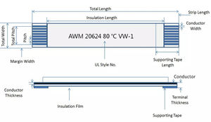 La Fabbrica Si Impegna nella Produzione di Cavi Piatti Flessibili con Passo da 0,5mm, 1,0mm, 1,25mm e da 2 a 50 Pin (FFC/FPC) - Product Image 4