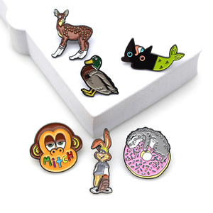 Tùy Chỉnh Men Pin Huy Hiệu Mạ Vàng Khóa Từ Phim Hoạt Hình Đồng Xu Thiết Kế Giáng Sinh Quà Tặng Làm Bằng Thép Brass Bronze - Product Image 4