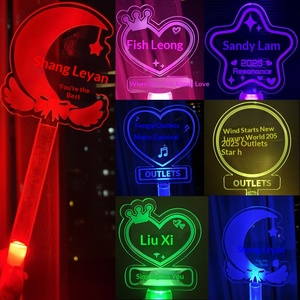 Barra de Luz LED Acrílica Personalizada con Purpurina para Fiestas - Product Image 2