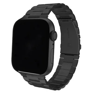 苹果手表不锈钢集成表带苹果表带智能表带
