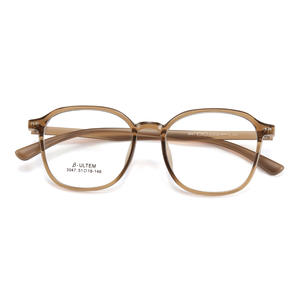 กรอบแว่นตาทรงรี Wy 3047 สีน้ำตาล วัสดุ TR90 น้ำหนักเบา สำหรับทุกเพศ แบบเต็มกรอบ เลนส์อะคริลิก ผลิตที่เมืองตันหยาง - Product Image 5