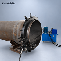 Machine de préparation des extrémités de tuyaux à fixation externe YDP-89 pour l'entretien des pipelines en acier