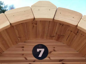 Vente en gros de chalets <span class=keywords><strong>et</strong></span> de salle de <span class=keywords><strong>jardin</strong></span> en bois de baril écologiques personnalisés pour le camping - Product Image 4