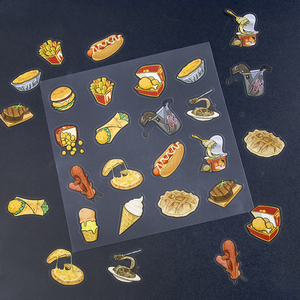 Tùy chỉnh không thấm nước trong suốt in ấn nhãn dán PVC rõ ràng dính Logo Sticker tấm chết cắt vinyl dán - Product Image 5