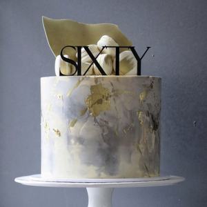 Nuevo Diseño de Adorno para Pastel Personalizado con el Número Treinta para Cumpleaños, Adorno de Acrílico Personalizado para Pastel - Product Image 4