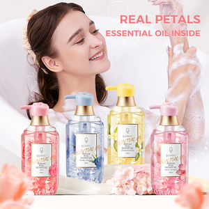 Qquaker Luxury <span class=keywords><strong>Body</strong></span> Wash Products Rose <span class=keywords><strong>Body</strong></span> Wash Aceite esencial Ducha Baño Gel Blanqueador DE LA PIEL Gel de ducha para piel seca - Product Image 5