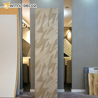Panneau mural écologique en PVC pour décoration de pièce, revêtement mural en SPC