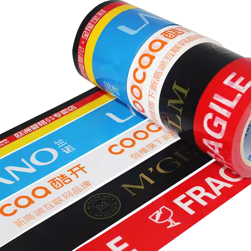 Professional Custom Logo Printed High Temperature BOPP Acrylic Adhesive Shipping Packaging Tape With Custom Color & Thickness