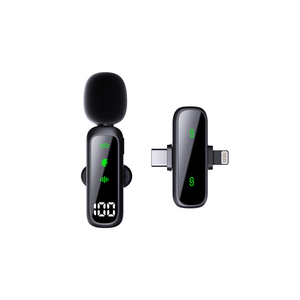 Système de microphone sans fil haute sensibilité avec synchronisation Type-C et Lightning pour le <span class=keywords><strong>streaming</strong></span>, le podcasting et l'équipement de studio musical - Product Image 6