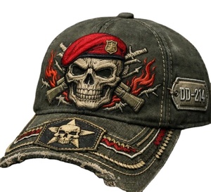 3D Embroidery Dobby Image Vintage Sporty Common Outdoor <b>Walking</b> Men Women Plain Big Size Structured Sports Cap Oversize - Product Image 1