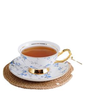 Taza de café Pastoral de estilo europeo con platillo, tazas de té de la tarde en inglés, accesorios para té y café para el hogar - Product Image 5