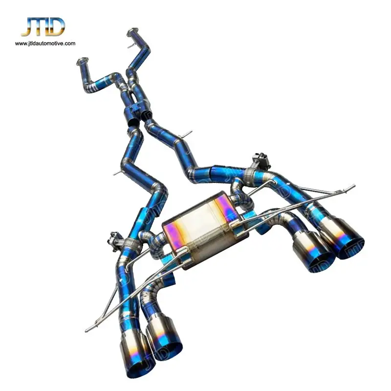 قطع غيار سيارات عالية الأداء من JTLD نظام عادم من التيتانيوم catback لسيارة BMW G87 M2 G8X