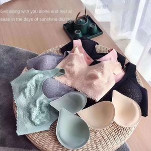 Женский сексуальный бюстгальтер пуш-ап Высокий Эластичный Мягкий Бесшовный кружевной бюстгальтер - Product Image 4