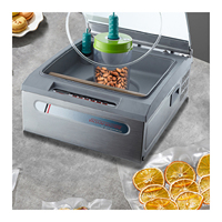 Scelleuse sous vide de bureau esthétique, machine d'emballage sous vide compacte 2-en-1 pour la cuisine domestique et les petites entreprises, design moderne