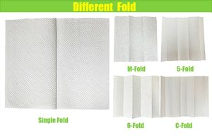 Essuie-mains en pâte de bois vierge 1 2 plis personnalisés en gros petits essuie-mains compacts à 5 plis pour salle de bain - Product Image 5