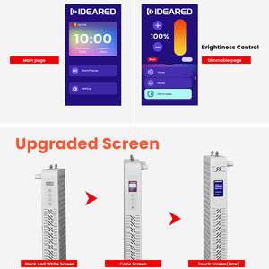 제조업체 핫 셀러 터치 스크린 데스크탑 패널 RL60S 레드&NIR 5 스펙트럼 하프 바디 스킨 케어 레드 LED 라이트 테라피 패널 - Product Image 5