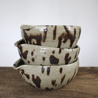 Ensemble de bols à matcha écologiques personnalisés / Chawan en céramique marbrée fait main / Poterie nordique