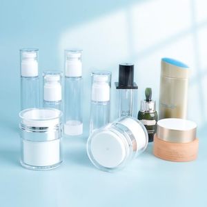 New Cosmetic Molding Skin <b>Care</b> Bottle Luxury Cosmetic Jar 50g Custom Plastic Bottle 50g50ml30ml100ml - Product Image 3
