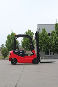 電気フォークリフト1トンミニ新エネルギー電気フォークリフト4WD油圧システム軽量 - Product Image 2
