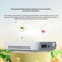 Nouvelle série de collecteurs de poussière à ongles professionnels rechargeables puissants de 60 W avec une forte aspiration par ventilateur pour salon de manucure