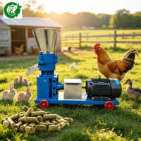 Machine à fabriquer des granulés d'aliments pour animaux (lapins, poulets) de 3 à 8 mm pour les petites exploitations agricoles