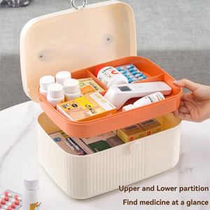 Botiquín Médico Familiar YHYP, Material PP de 2 Capas, Capacidad de 3-6L, Botiquín de Primeros Auxilios para el Hogar, Juego Completo de Emergencia, Cajas de Medicamentos - Product Image 3